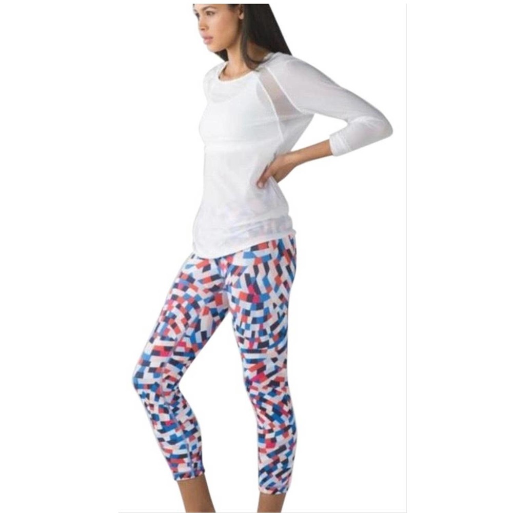 Lululemon Wunder Under Crop Capoeira Women’s Capri Leggings Size 6